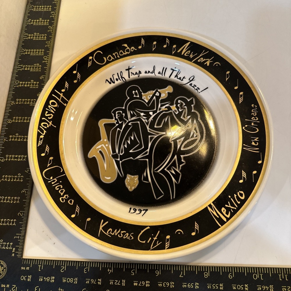 WOLF TRAP JazzMusic‎ Concert 1997 SYRACUSE China Plate